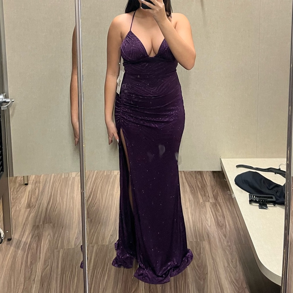 Macys Plum/purple prom dress.
